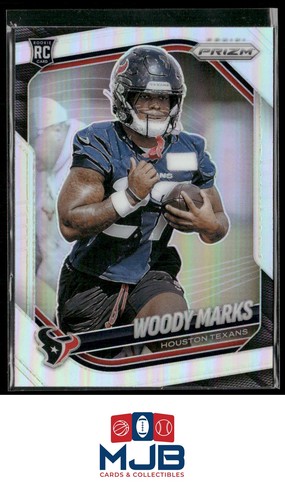 2025 Panini Prizm Woody Marks Silver RC #395 Houston Texans