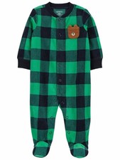 Baby Boy Carter's Bear Fleece Sleep  Play