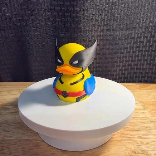 Wolverine Duck, X-Men,  3D Printed, Ducks, Ducking, DuckDuckJeep