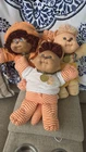 VTG 1983 Lot of 3 CPK Cabbage Patch Kids Koosas 1 Lion & 2 Cat Dolls
