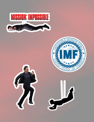 Mission Impossible 90's Movie 4pc Sticker Pack