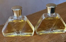 2~Vintage EVYAN  Most Precious & Great Lady Cologne Glass Bottles #3/401