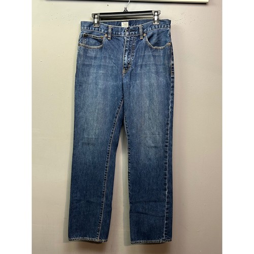J.Crew Mens Vintage Slim Straight Blue Jeans Size 32x32 Denim Pants - Picture 2 of 6