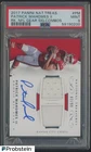 2017 National Treasures Patrick Mahomes II RC Rookie Jersey Patch AUTO /99 PSA 9