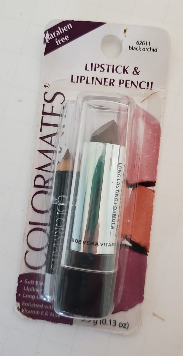 Colormates Cosmetics Lipstick & Lipliner Pencil Black Orchid
