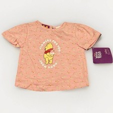 Vintage Winnie The Pooh Shirt Girls 18M Month Toddler NWT Floral All Over Print