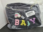 Portable Small Diaper Bag, Chenille Letter Diaper Caddy Organizer Pouch Newborn 