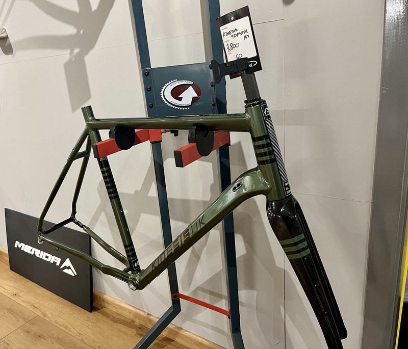 Kinesis Tripster A/T 60cm Frame Set Brand New Green With Fork