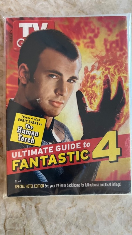2005 July 3-9 TV GUIDE Magazine, FANTASTIC FOUR THE HUMAN TOUCH MH173)