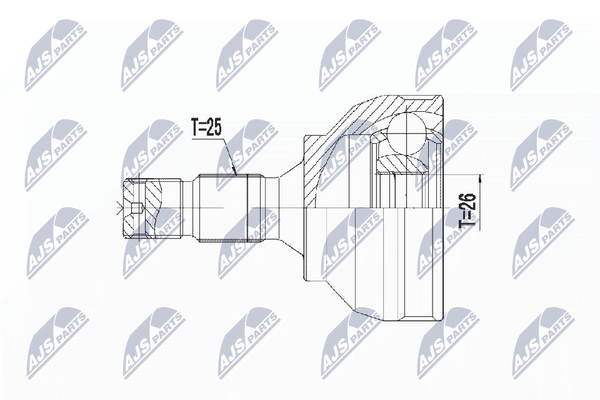 NTY Gelenksatz, Antriebswelle NPZ-CT-022 FüR CitroËN-image