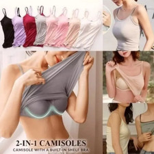 Camisole Tank With Built-In Bra
