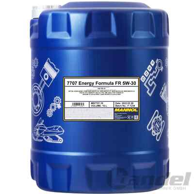 10L MANNOL NRG FORMULA FR 5W30 passend für FORD WSS-M2C913-D 913-C 913-B 913-A