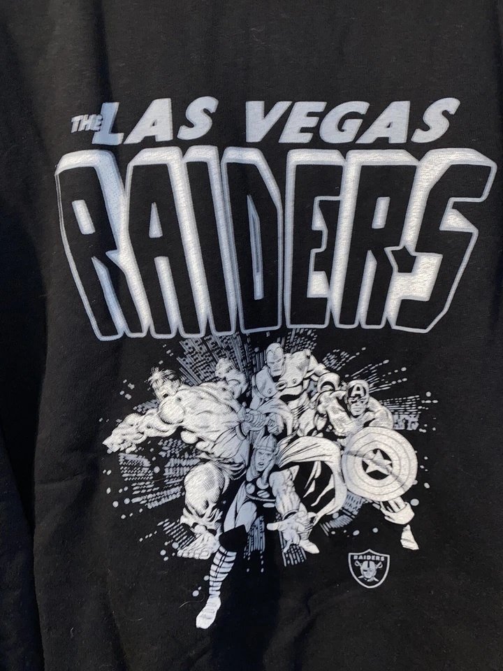 Sudadera retro Las Vegas Raiders Avengers comida chatarra para hombre XL Foto 2 de 4