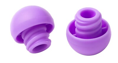 Superior Syringe Caps - PURPLE - 100 pack - Fits Slip Leur & Lock Leur TIPS
