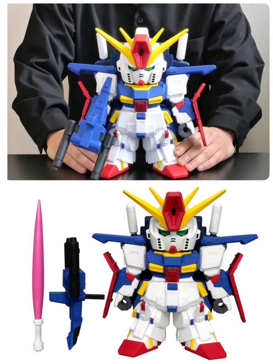 Jumbo Soft Vinyl Figure SD MSZ-010 ZZ Gundam -SD Gundam- BANDAI | eBay