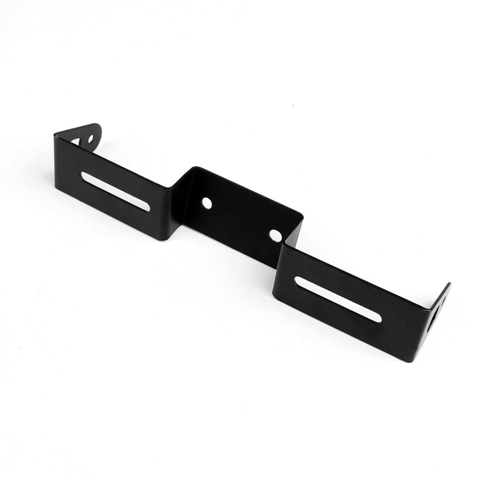 Universal License Plate Bracket Mount Frame For Suzuki GSXR 600 Black UE A - Imagem 2 de 4