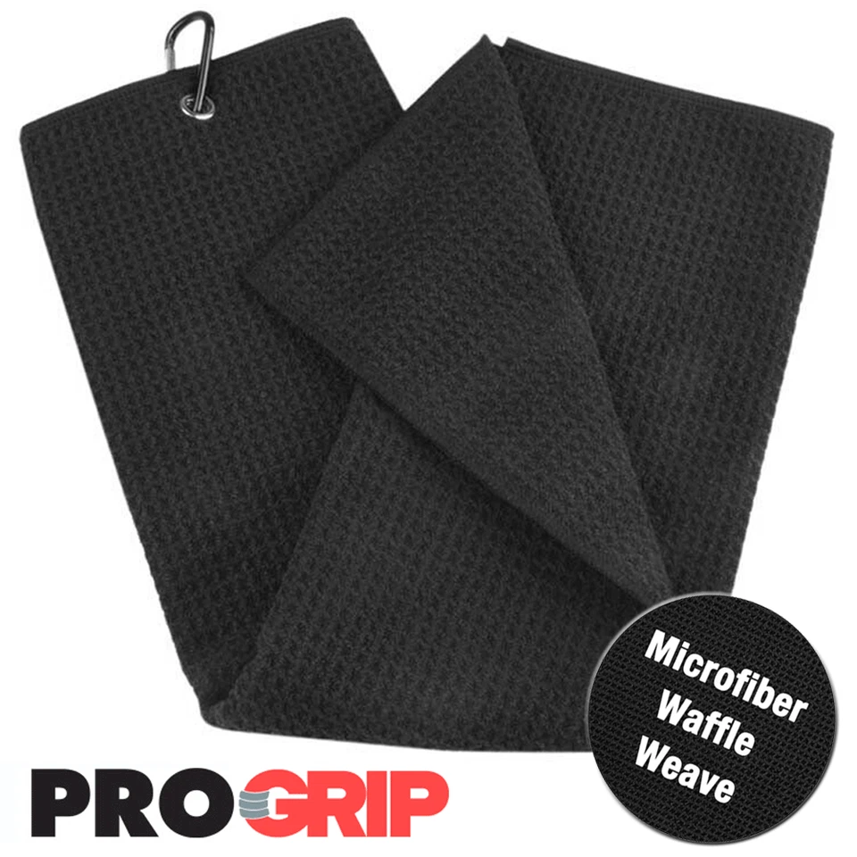PRO-GRIP DREIFACH GEFALTETES LIKOFASER-GOLFTUCH / GOLFREGENTUCH / ÜBER 1000 VERKAUFT!!!