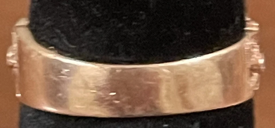 Shane Co. 14K Rose Gold Cordelia Diamond Band Ring Size 5 - Image 2 of 4