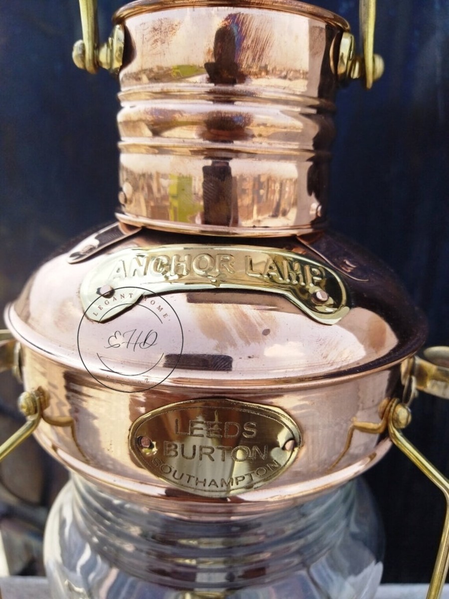 新品 アンカーオイルランタン Leeds Burton Brass Copper 楽天市場】【Brass & Copper】 アンカーオイルランタン LEEDS