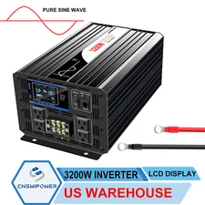 pure sine wave 3200 watt inverter 12v/24V/48V/ DC to AC 120v