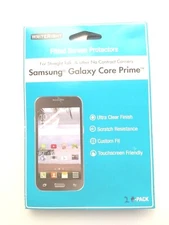 Samsung Galaxy Core Prime Screen Protectors 2 Pack and Op Eyeglass Case