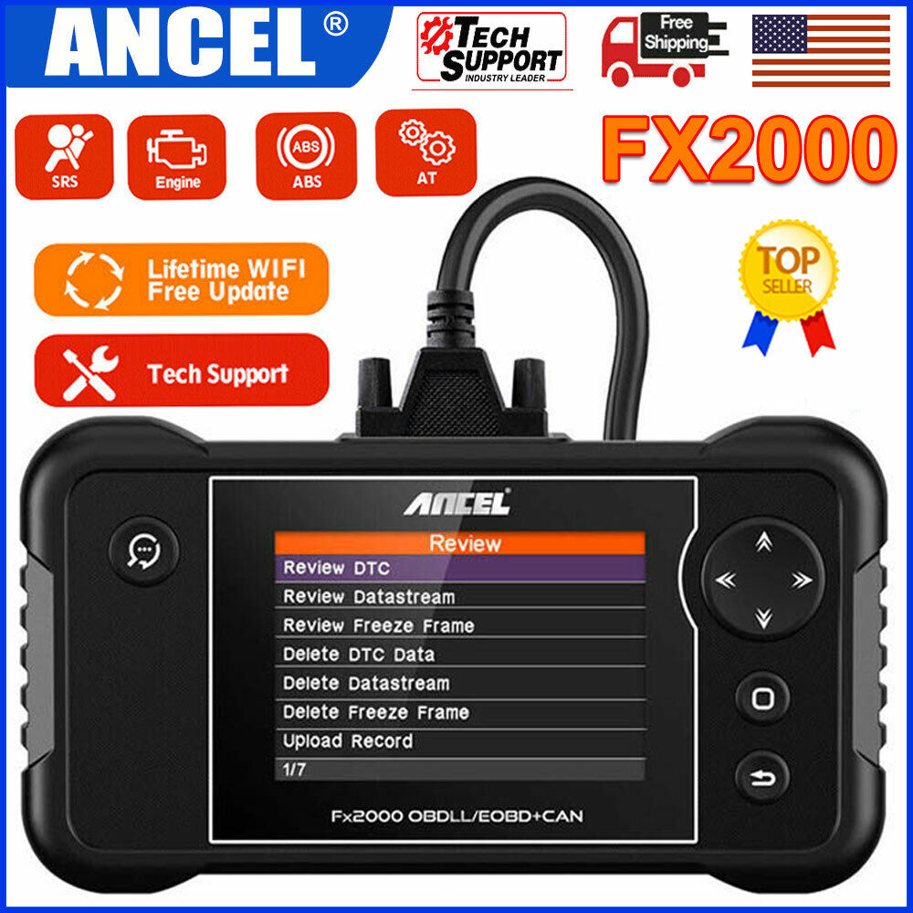 Check Engine Transmission ABS SRS Code Reader OBD2 Scanner Car Diagnostic  FX2000 611677789497