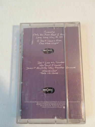 Phil Collins No Jacket Required Cassette Tape 1985 Atlantic - Picture 2 of 4