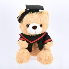 Graduation Teddy Bear Plush Doll Stuffed Gift 9" w/Cap  Gown Party Decor Cute
