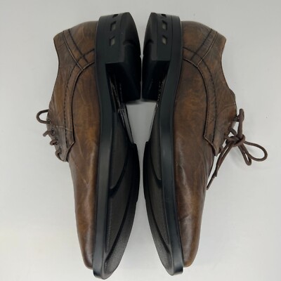 Rockport Mens APM12218 Brown Soft Leather Lace Up Plain Toe  display picture 3