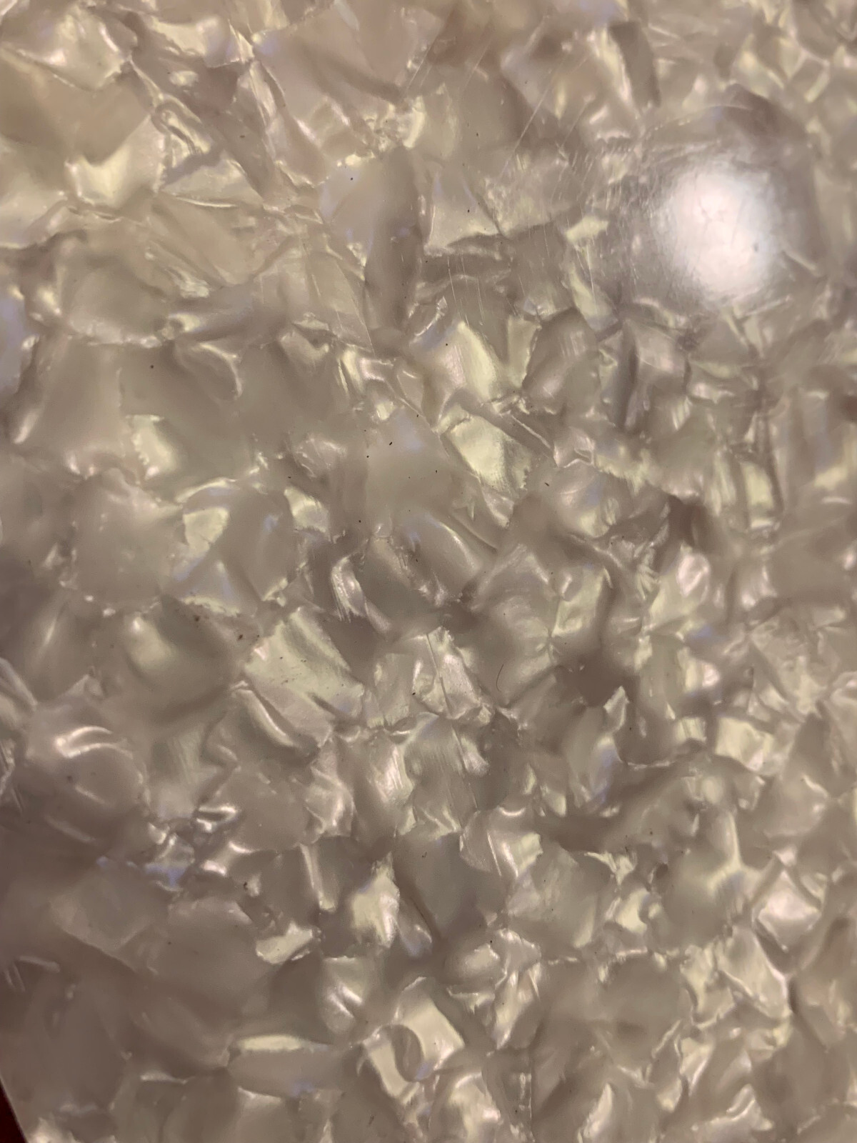 Vintage Pearl Celluloid inlay sheet from the estate of Maudie Moore