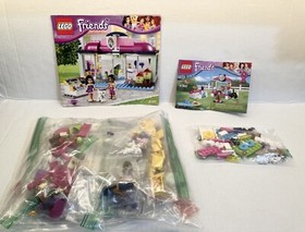 Lego Friends Lot: Heartlake Pet Salon 41007 & Puppy Pampering, COMPLETE w Instr