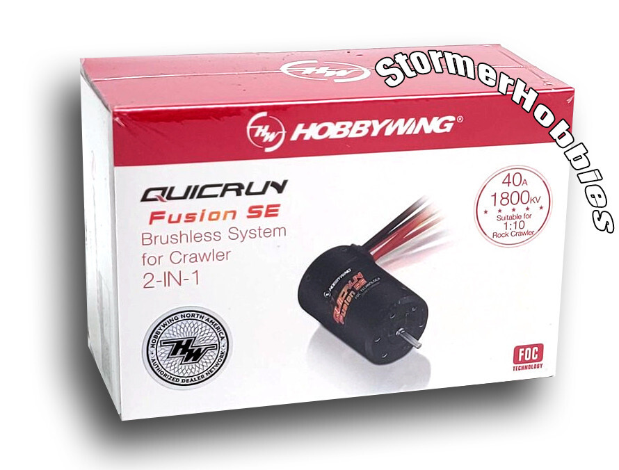 R*a様 未使用のHobbywing製 Fusion Se 1800kv Hobbywing Quicrun Fusion Se 1800kv For Crawler 540spec