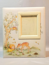 Vtg Hallmark Baby Days Forest Deer Keepsake Album Baby Book Betsey Clark 1975