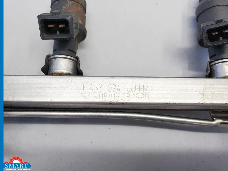 BMW 328Ci E46 2000 riel de combustible con inyectores M52TU OEM Foto 4 de 4