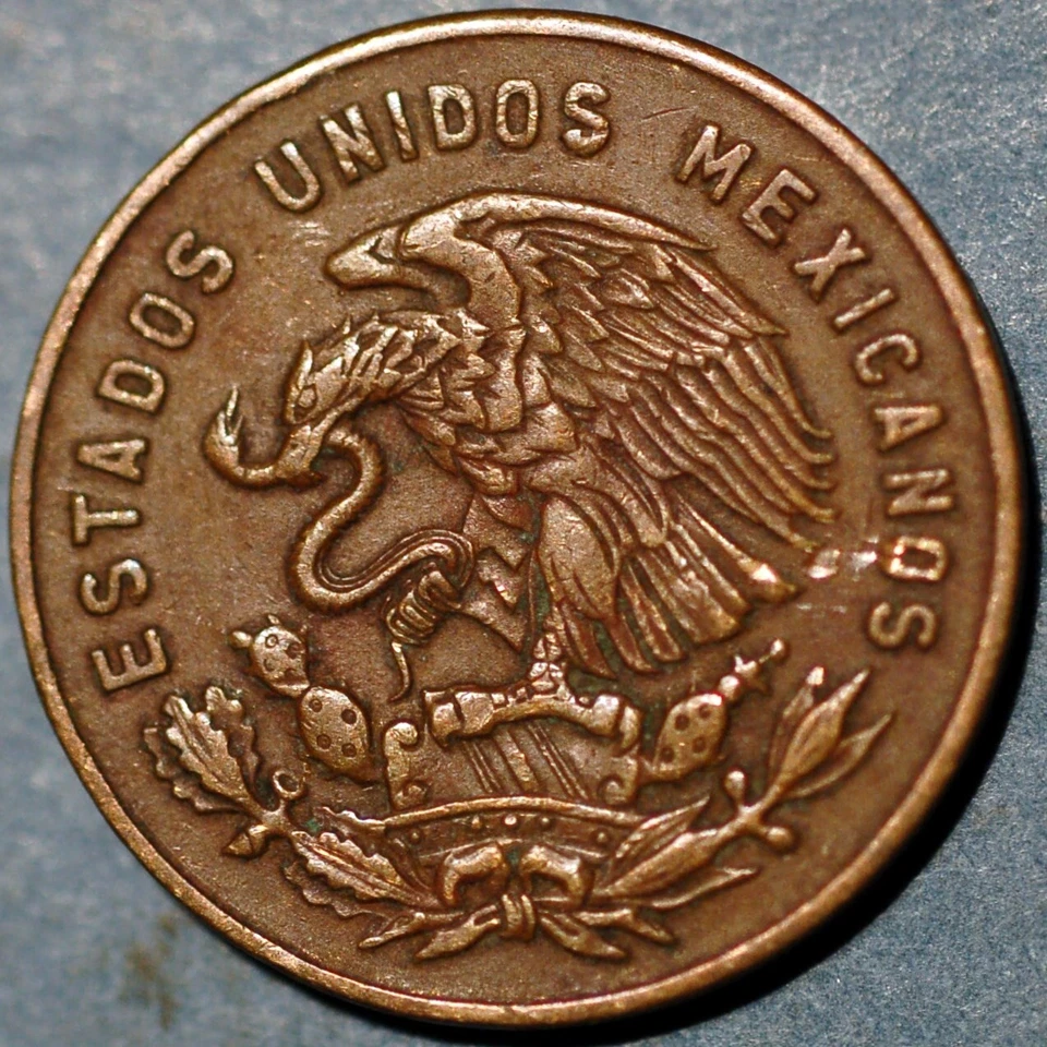 México ESTADOS UNIDOS MEXICANOS 5 centavos 1964 KM# 426 Foto 2 de 2