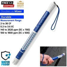 Waterproof Nutrient EC PPM Meter Water TDS Hydroponic Indoor Plant Grow Tester