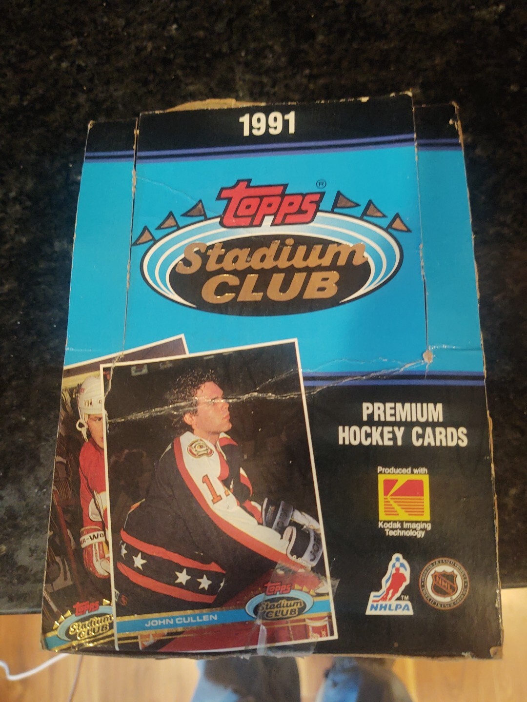 box of 1991 topps stadium club hockey cards | eBay