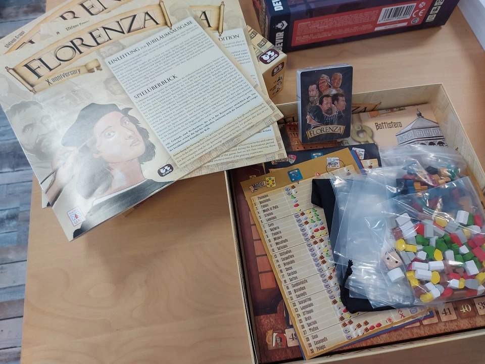 Florenza-Post Scriptum - deutsch-Brettspiele-Sammlung-Konvolut-Boardgames - Bild 3 von 4
