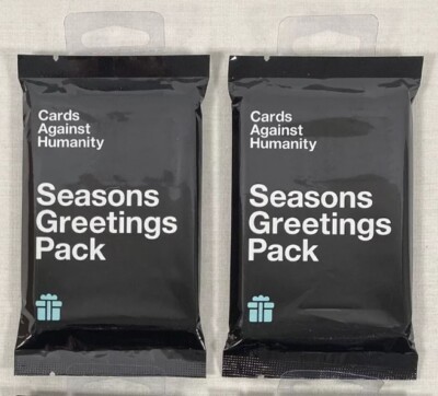 Lot of 2 Cards Against Humanity: Seasons Greetings  Pack. Sealed