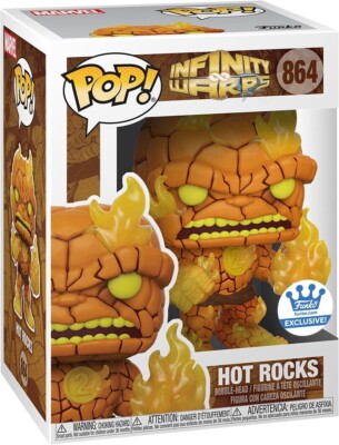 Funko POP! Infinity Warps  Hot Rocks 864 Exclusive Vinyl Figur NEU