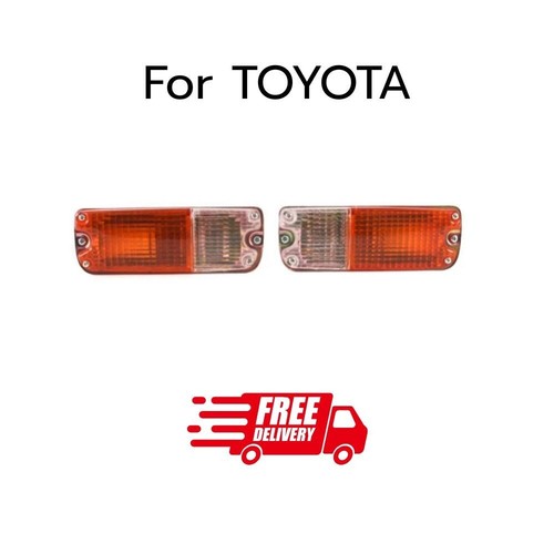 Front Bumper Turn Signal Light Lamp For Toyota Hilux Rn20 25 27 Pickup 1974-1978 - Picture 2 of 5