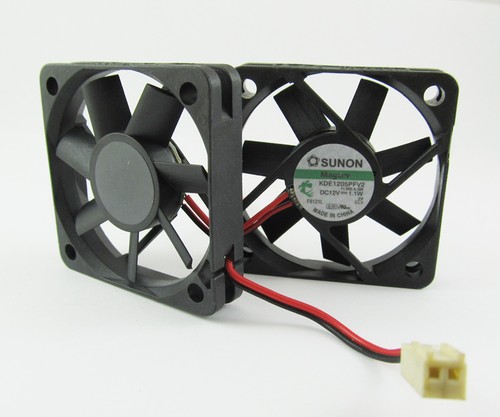 10pcs DC Cooling Fan Sunon KDE1205PFV2 50x50x10mm 5010 12V 11CFM 2pin Connector - Picture 2 of 2
