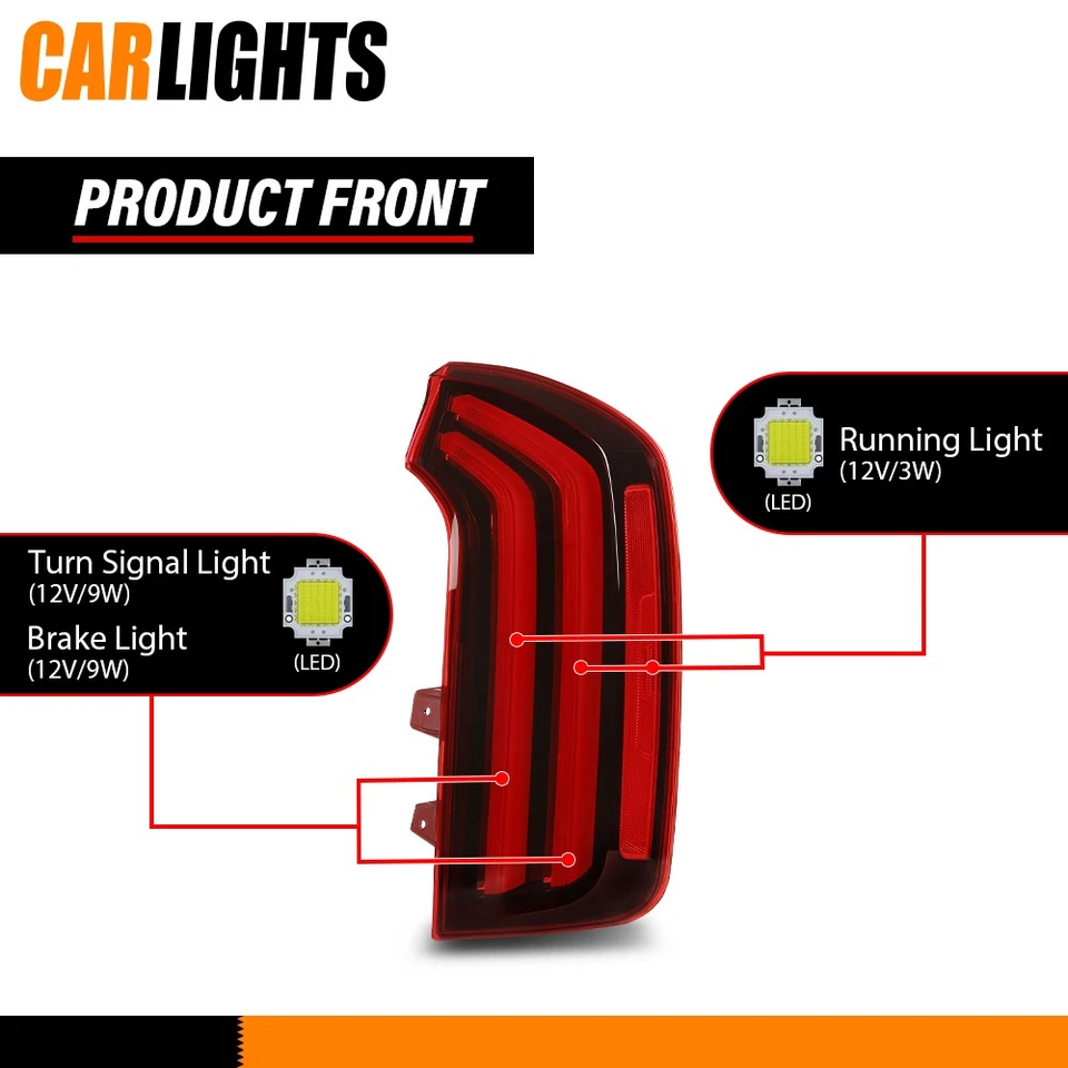 LED Tail Light Outer 92402S9100 Fits 2020-22 Kia Telluride Right Passenger Side - Image 3 of 4