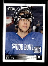 Nick Foles: 2012 SAGE HIT (12R) Rookie Year Card #56. rookie card picture