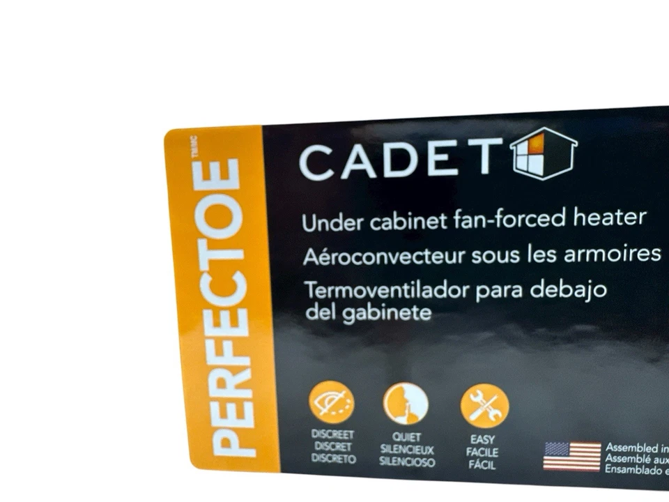 Cadet Under Cabinet Fan-Forced Heater w/Built-in Thermostat UCH183T New - Image 3 of 4