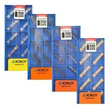 KORLOY MGMN200-T PC8110 Carbide Inserts MGMN Grooving Insert 10pcs