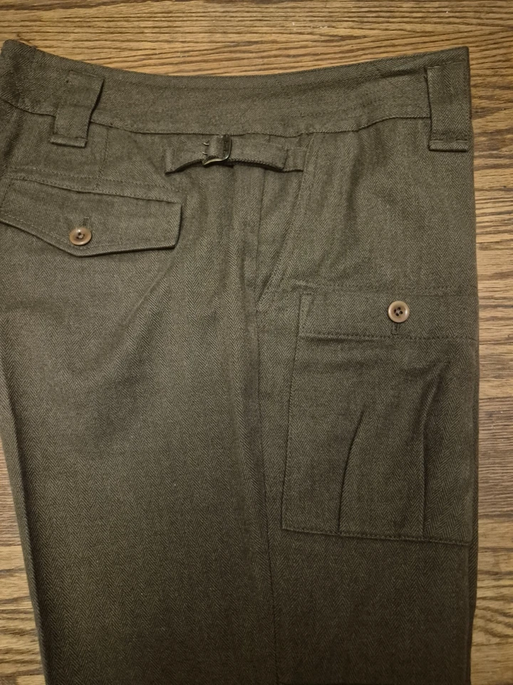 Polo Ralph Lauren Wool Cargo Pants Womens Size 17 Hunter Green - Image 3 of 4