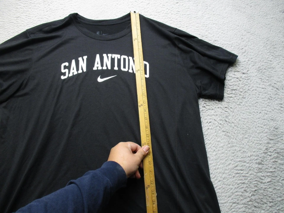 Camiseta San Antonio Spurs Para Hombre XXL Negra NBA Baloncesto Nike Dri Fit Camiseta Foto 4 de 4
