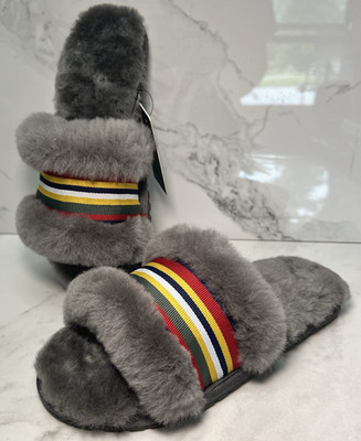 NEW EMU Australia Wrenlette real sheepskin Slippers W11634 US Women /6 Men 5 NWT