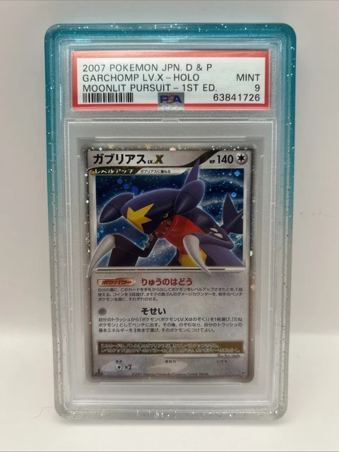 Pokemon 2007 JPN Diamond & Pearl Moonlit Pursuit GARCHOMP LV.X PSA 9 1st Ed
